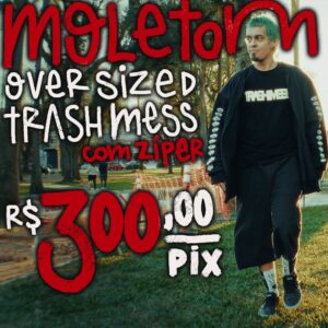 PRÉ-VENDA MOLETOM COM ZIPER OVERSIZED